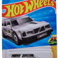 Hot Wheels 2025 - Collector # 227/250 - Wagons 3/5 - Volvo 240 Drift Wagon - Metalflake Silver / #240 - Aero Disc Wheels - USA Card - MPN JBB40