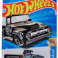 Hot Wheels 2025 - Collector # 233/250 - Celebration Racers 8/10 - Custom '56 Ford Truck - Matte Black - Skull Wheels - USA Card