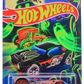 Hot Wheels 2025 - Theme / Happy Halloween Series 5/5 - CUL8R - Metalflake Blue - Orange Chrome Skull Wheels - Grocery Store's Exclusive - Special Halloween Blister Card