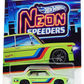 Hot Wheels 2025 - Theme / Neon Speeders 8/8 / Mix 2 - BMW 2002 - Neon Yellow - Neon Speeders 6-Spoke (NS6) Wheels - Walmart Exclusive
