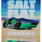 Hot Wheels 2025 - Silver Series / Theme Series / Salt Flat Racers 2/5 - Solar Reflex - Blue and Green / #76 - P4 Wheels - Grocery Store Exclusive