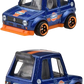 Hot Wheels 2025 - Silver Series / Tooned / Gulf Racing # 1/5 - Tooned Volkswagen Golf Mk1 - Dark Blue Metalflake - C5 Wheels - Walmart Exclusive