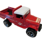 Hot Wheels 2025 - Silver Series / Theme Series / Toyota Series 3/5 - Toyota Land Cruiser - Red / White Roof - Off-Road Steelie (ORSW6) Wheels - Walmart Exclusive