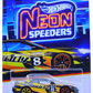 Hot Wheels 2025 - Theme / Neon Speeders 1/8 / Mix 2 - '98 Honda Prelude - Matte Black / GReddy Graphics - Neon Speeders 6-Spoke (NS6) Wheels - Walmart Exclusive