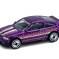 Hot Wheels 2025 - Ultra Hots 4/8 - '88 Honda CR-X - Spectraflame Purple - UH Wheels - Target Exclusive - Retro Ultra Hots Blister Card