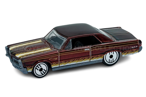 Hot Wheels 2025 - Ultra Hots 6/8 - '65 Pontiac GTO - Spectraflame Root Beer Brown - UH Wheels - Target Exclusive - Retro Ultra Hots Blister Card