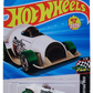 Hot Wheels 2026 - Collector # 022/250 - HW Starting Grid 1/10 - New Models - Instant Boost - White - 5 Spokes on Green Tires - USA Card