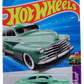 Hot Wheels 2026 - Collector # 045/250 - Layin' Low 3/5 - '47 Chevy Fleetline - Fern Green - White Walls on 5 Spoke Wheels - USA Card