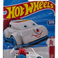 Hot Wheels 2026 - Collector # 049/250 - Mattel 3/5 - Quick Chat - White - Blue 5 Spoke Wheels - USA '2026' Card
