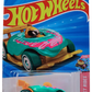 Hot Wheels 2026 - Collector # 054/250 - Sweet Rides 1/5 - Donut Drifter - Teal & Orange - White Aero Disc Wheels - USA '2026' Card