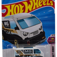 Hot Wheels 2026 - Collector # 080/250 - Compact Kings 3/10 - Kei Swap - White - Gold 5 Spoke Wheels - USA '2026' Card