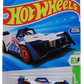 Hot Wheels 2026 - Collector # 085/250 - HW EV 8/10 - Voltage Spike - White / Blue Nose & Tail - Red Chrome & Black Aero Disc - USA '2026' Card