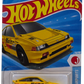 Hot Wheels 2026 - Collector # 089/250 - HW J-Imports 4/10 - 1985 Honda CR-X - Yellow - PR5 Wheels - USA '2026' Card