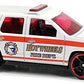 Hot Wheels 2009 - Collector # 108/190 - HW City Works 2/10 - '07 Chevy Tahoe - White / Fire Dept. - OH5SP Wheels - USA Card