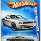 Hot Wheels 2009 - Collector # 086/166 - Muscle Mania 10/10 - '08 Dodge Challenger SRT8 - Metalflake Gray - International Long Card