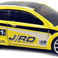 Hot Wheels 2008 - Collector # 031/196 - New Models 31/40 - '08 Ford Focus - Yellow / #1 / 'J/RD' / White & Black Graphics - 10 Spoke (10SP) Wheels - USA Card with Factory Set Sticker