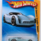 Hot Wheels 2010 - Collector # 019/240 - New Models 19/44 - '09 Corvette Stingray Concept - Metallic Light Blue - USA Card