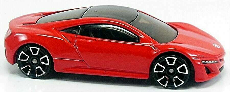 Hot Wheels 2013 - Collector # 156/250 - HW Showroom / Asphalt Assault / New Models - '12 Acura NSX Concept - Red - USA Card