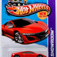 Hot Wheels 2013 - Collector # 156/250 - HW Showroom / Asphalt Assault / New Models - '12 Acura NSX Concept - Red - USA Card