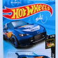 Hot Wheels 2018 - Collector # 167/365 - Nightburnerz 3/10 - '15 Mazda MX-5 Miata - Satin Blue - International Card