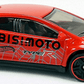 Hot Wheels 2018 - Collector # 126/365 - HW Speed Graphics 2/10 - '16 Honda Civic Type R - Red / BISTMOTO - PR5 Wheels - USA 50th Card