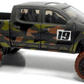 Hot Wheels 2021 - Collector # 080/250 - Baja Blazers 7/10 - '19 Chevy Silverado Trail Boss LT - Olive Drab Camo / #19 - Black BLOR Wheels on Brown Tires - USA Card