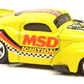 Hot Wheels 2010 - Collector # 106/240 - HW Performance 8/10 - '41 Willys - Yellow / MSD Ignition - Good Year Tires which is a Walmart Exclusive - USA Card with Factory Sticker