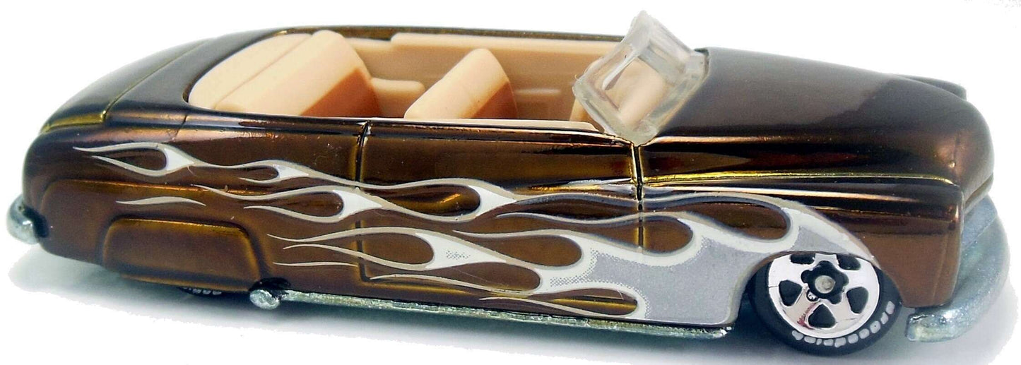 Hot Wheels 2006 - Classics Series 2 # 22/30 - '49 Merc (Convertible) - Spectraflame Brown - Metal/Metal - 5 Spokes on BF Goodrich Tires - Limited Edition