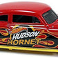 Hot Wheels 2016 - Collector # 097/250 - HW Flames 7/10 - '52 Hudson Hornet - Red / #28 - Gold 5 Spokes - USA Card