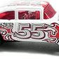 Hot Wheels 2017 - Collector # ---/365 - Red Edition 02/12 - '55 Chevy Bel Air Gasser - White / Red Graphics - Target Exclusive - USA Card