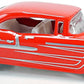 Hot Wheels 2010 - Collector # 162/240 - Hot Auction 4/10 - '55 Chevy Bel Air - Red - Gray Interior - USA Card