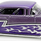 Hot Wheels 2010 - Collector # 163/240 - Hot Auction 5/10 - '56 Merc - Purple Metalflake - Opening Hood - USA Card
