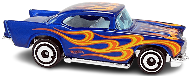 Hot wheels 57 chevy flames on sale