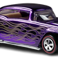 Hot Wheels 2006 - HWC / RLC Exclusive / Neo-Classics Series 5 # 4/6 - '57 Chevy - Spectrflame Purple with Flames - Basic Wheels on Redlines - Metal/Metal - Limited to 11,000 - Kar Keeper