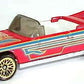 Hot Wheels 1998 - Collector # 699 - Low 'N Cool Series 3/4 - '59 Caddy - Pearl Dark Pink - Gold Lace Wheels - USA Blue Car Card