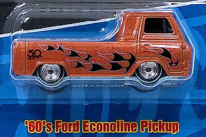 Hot Wheels 2018 - Premium / 50th Favorites 3/5 - '60s Ford Econoline Pickup - Metallic Copper - Metal/Metal & Real Riders