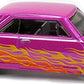Hot Wheels 2017 - Collector # 014/365 - HW Flames 7/10 - '63 Chevy II - Pink Metalflake - FSC