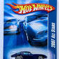 Hot Wheels 2007 - Collector # 150/180 - All Stars - '63 Corvette - Blue - 10 Spoke Wheels - USA Card