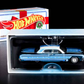 Hot Wheels 2021 - HWC/RLC Exclusive - Holiday Snowman - '64 Chevrolet Impala (Lowrider) - Spectraflame Blue - Metal/Metal - Real Riders - Adjustable/Posable Suspension - Acrylic Display Case