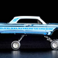 Hot Wheels 2021 - HWC/RLC Exclusive - Holiday Snowman - '64 Chevrolet Impala (Lowrider) - Spectraflame Blue - Metal/Metal - Real Riders - Adjustable/Posable Suspension - Acrylic Display Case