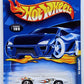 Hot Wheels 2001 - Collector # 109/240 - '65 Corvette - White / Flames - USA Card