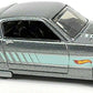Hot Wheels 2015 - Collector # 242/250 - HW Workshop / Then and Now - '65 Mustang 2+2 Fastback - Metalflake Gray - 10 Spoke Wheels - USA 'Epic Race!' Card