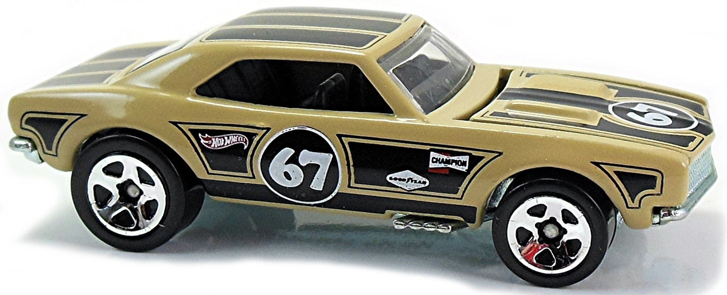 Hot Wheels 2017 - Camaro Fifty - 50th Anniversary Set # 1/8 - '67 Camaro  - Tan - Walmart Exclusive