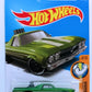 Hot Wheels 2017 - Collector # 333/365 - Muscle Mania 4/10 - '68 El Camino - Green Metalflake - International Card