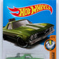 Hot Wheels 2017 - Collector # 333/365 - Muscle Mania 4/10 - '68 El Camino - Green Metalflake - USA Card