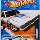 Hot Wheels 2011 - Collector # 167/244 - HW Main Street 7/10 - '68 El Camino - White / Fort Worth Fire # 24 - USA Card