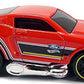 Hot Wheels 2017 - Collector # 027/365 - Tooned 4/10 - '68 Mustang - Red - USA Card