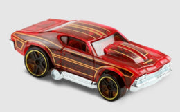 Hot Wheels 2021 - Collector # 077/250 - X-Raycers 1/5 - '69 Chevelle - Transparent Red - International Card