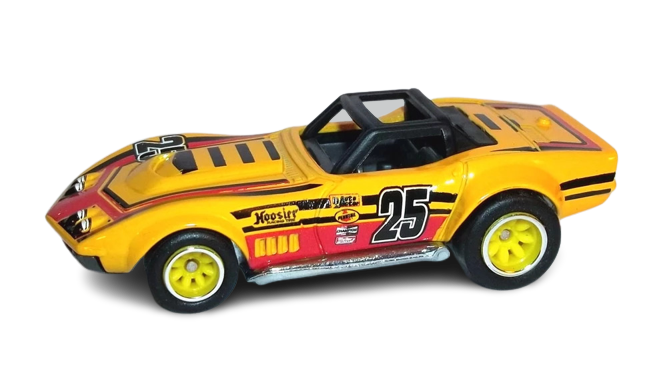 Hot Wheels 2017 Car Culture HW Redliners 5 5 69 Corvette Racer Yellow Metal Metal Real Riders