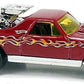Hot Wheels 2005 - Collector # 171/183 - '69 El Camino - Red - 5 Spoke Wheels - USA '05 Card